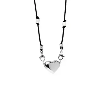 Колье Knitted Heart Necklace – Silver