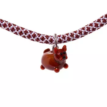 Колье Knitted Kitten Necklace - Chocolate British Cat