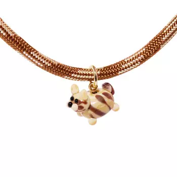 Колье Knitted Kitten Necklace - Tabby Cat