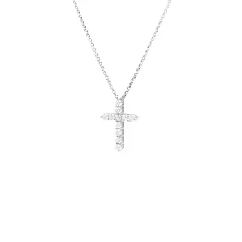 Колье Lab Grown Classic Cross - 2.0 mm