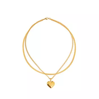 Колье Layeres Heart Pen Necklace