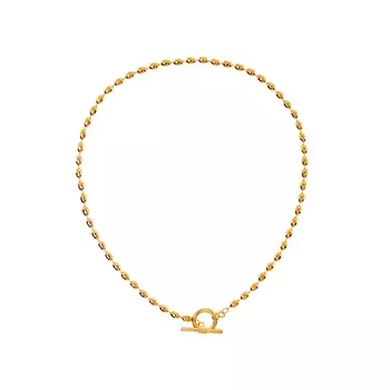 Колье Linear Link Necklace – Gold