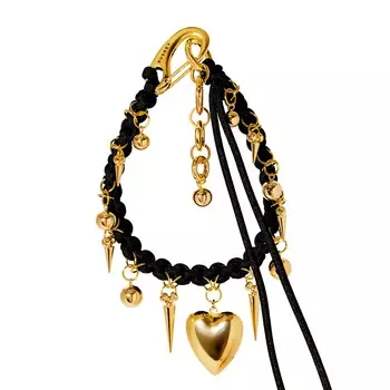 Колье Lovers Black - Gold