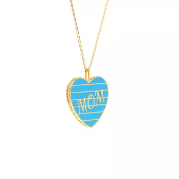 Колье Mom Necklace – Electric Blue