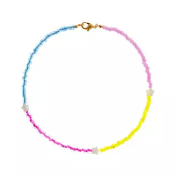 Колье Multi Choker With Stars