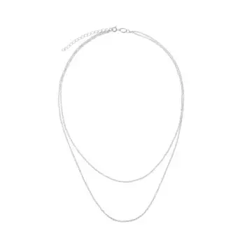 Колье Multilayered Chain - Silver
