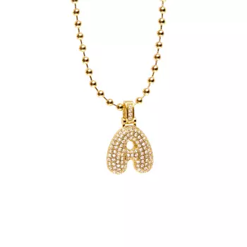 Колье My ABC Ball Chain Necklace - Gold