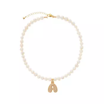 Колье My ABC Necklace - Gold