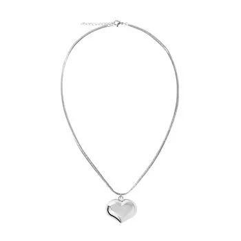 Колье Overflowing Heart Necklace - Silver