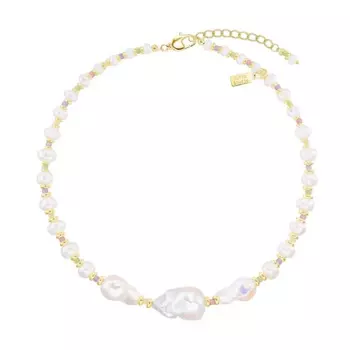 Колье Pearl Hug Gold Necklace