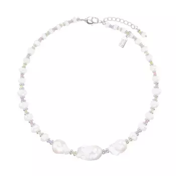 Колье Pearl Hug Silver Necklace