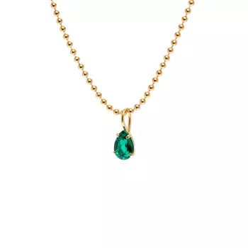Колье Precious Emerald Drop