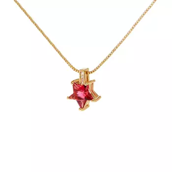Колье Ruby Star Necklace – Gold