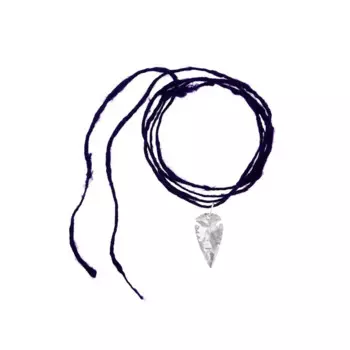 Колье Silk Yarn Necklace Purple