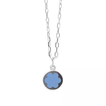 Колье Silver Forget-Me-Not Necklace – Blue
