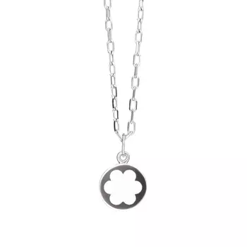 Колье Silver Forget-Me-Not Necklace – White