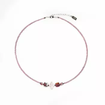 Колье Silver Ticket Necklace