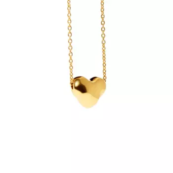 Колье Сreasy Heart Necklace – Gold
