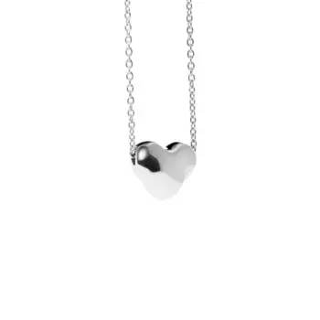 Колье Сreasy Heart Necklace – Silver