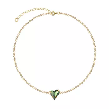 Колье Sweetheart Necklace - Green