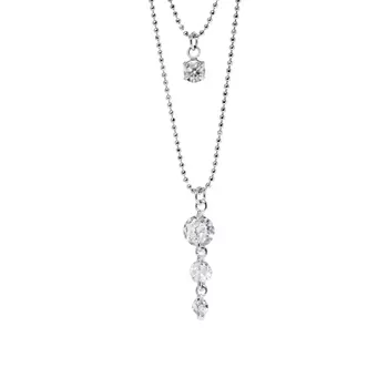 Колье Tiny Crystal Drop Necklace