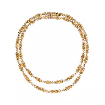 Колье Trevise Strass Necklace Gold
