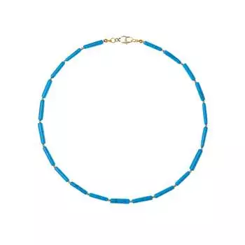 Колье Turquoise Tube Necklace