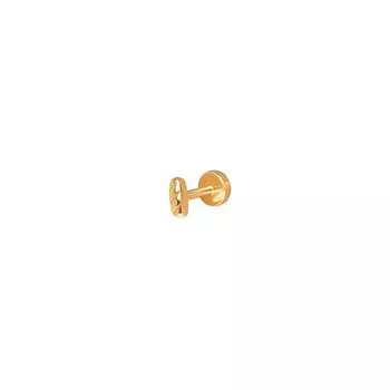 Лабрет Baguette Stud Earring - Gold