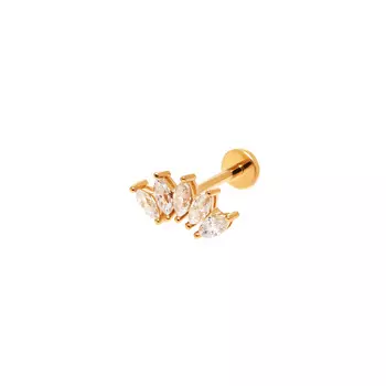 Лабрет Cincfoil Stud Earring – Gold