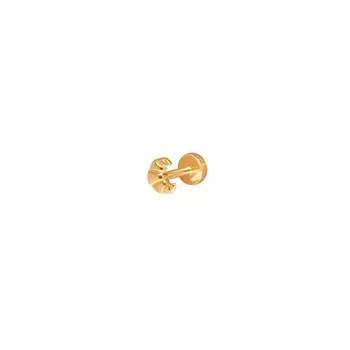 Лабрет Croissant Stud Earring - Gold