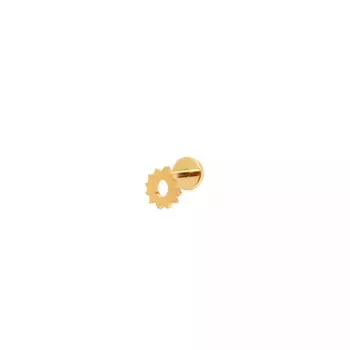 Лабрет Plain Sun Stud Earring – Gold