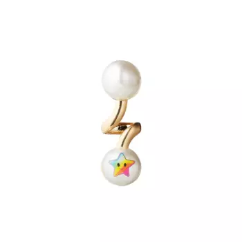 Моносерьга Kawaii Rainbow Pearl Earring