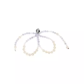 Подвеска на обувь Super Sneakers Bow - Blue Agate