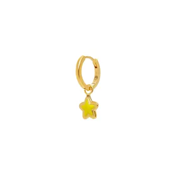 Серьга Stardust Hoop Earring – Yellow