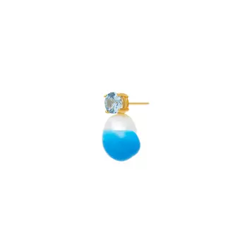 Серьга Swan Lake Pearl Earring – Aqua Blue