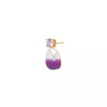 Серьга Swan Lake Pearl Earring – Purple