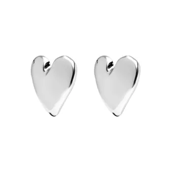 Серьги Basic Heart Earrings – Silver