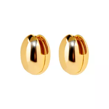 Серьги Chubby Oval Earrings – Gold