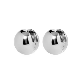 Серьги Chubby Round Earrings – Silver