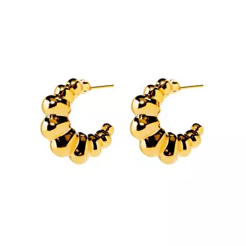 Серьги Croissant Earrings - Gold