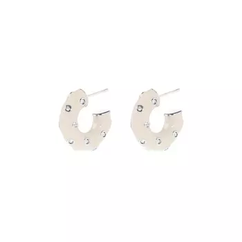 Серьги Dainty Donut Earrings – White