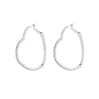 Серьги Dainty Heart Earrings – Silver