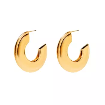 Серьги Delicate Luxe Hoops