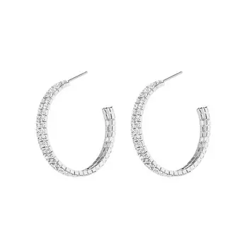 Серьги Double Glow Line Earrings - Small