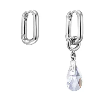 Серьги Drop Silver-Clear Earrings