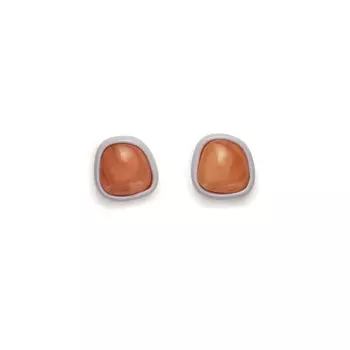 Серьги Enameled Bay Studs In Peri Dust