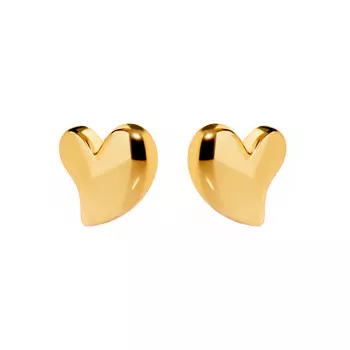 Серьги Flexuose Heart Earrings – Plain