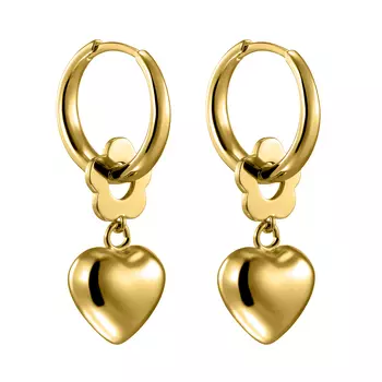 Серьги Flower's Hearts Gold Earrings