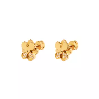 Серьги Flowery Gear Earring - Gold