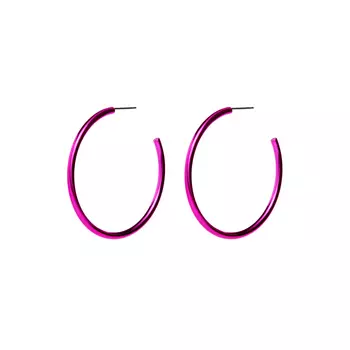 Серьги Fuchsia Hoop Earrings